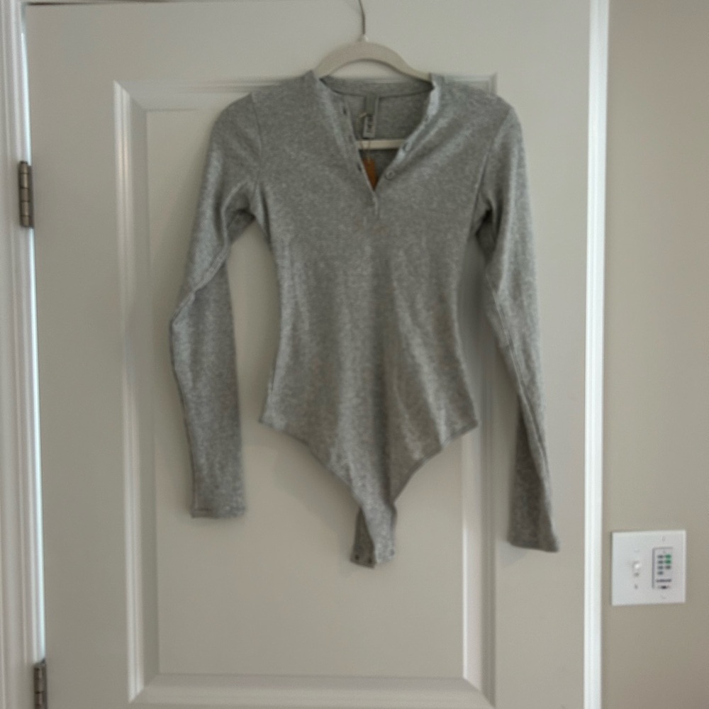 SKIMS Gray Bodysuit